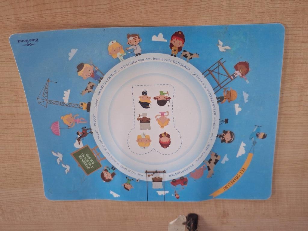 placemat eet smakelijk blueband, Ophalen of Verzenden, Nieuw, Placemat
