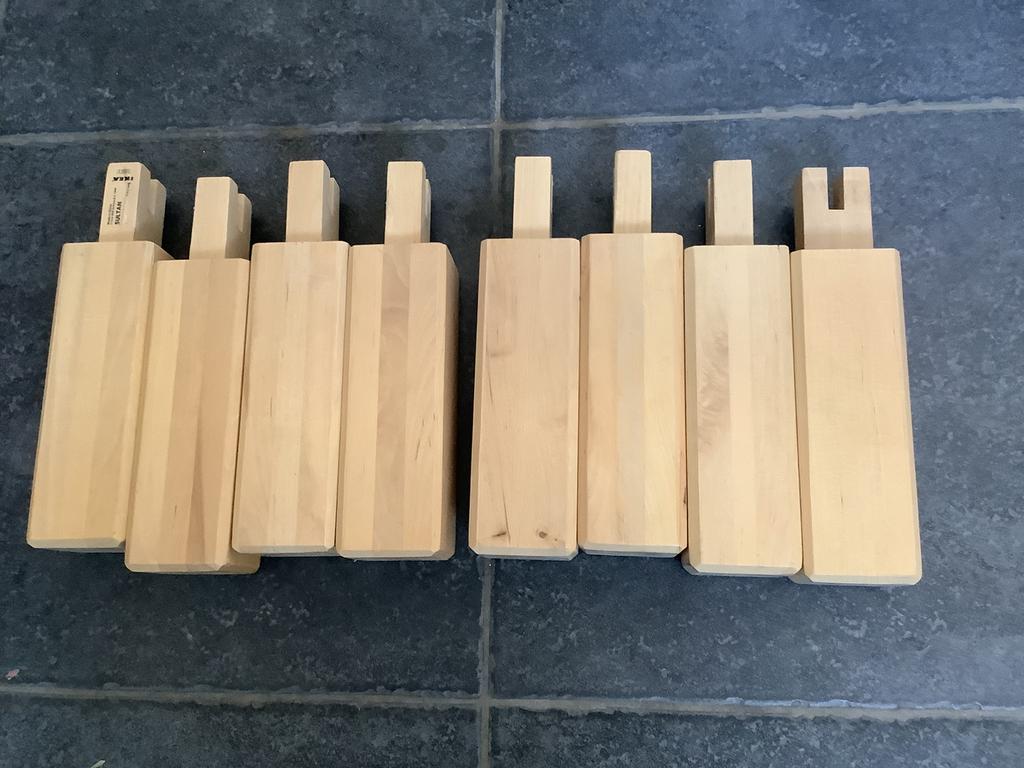 Ikea Sultan boxspring poten, Huis en Inrichting, Slaapkamer | Boxsprings, Tweepersoons, Ophalen of Verzenden, Zo goed als nieuw