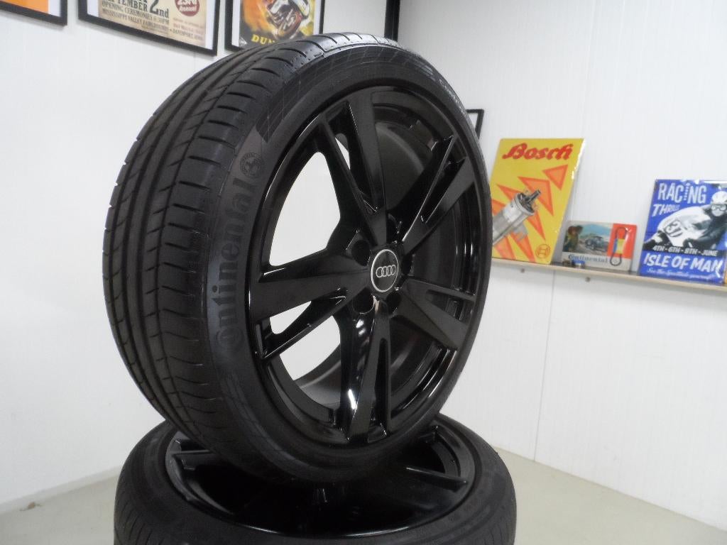 18 inch origineel Audi A3 zwart velgen set zeer goede staat, Auto-onderdelen, Banden en Velgen, Gebruikt, Duitsland, Banden en Velgen