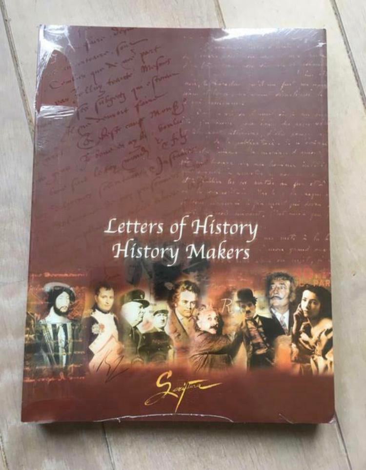Boek Letters of history, history makers, Ophalen of Verzenden, Nieuw
