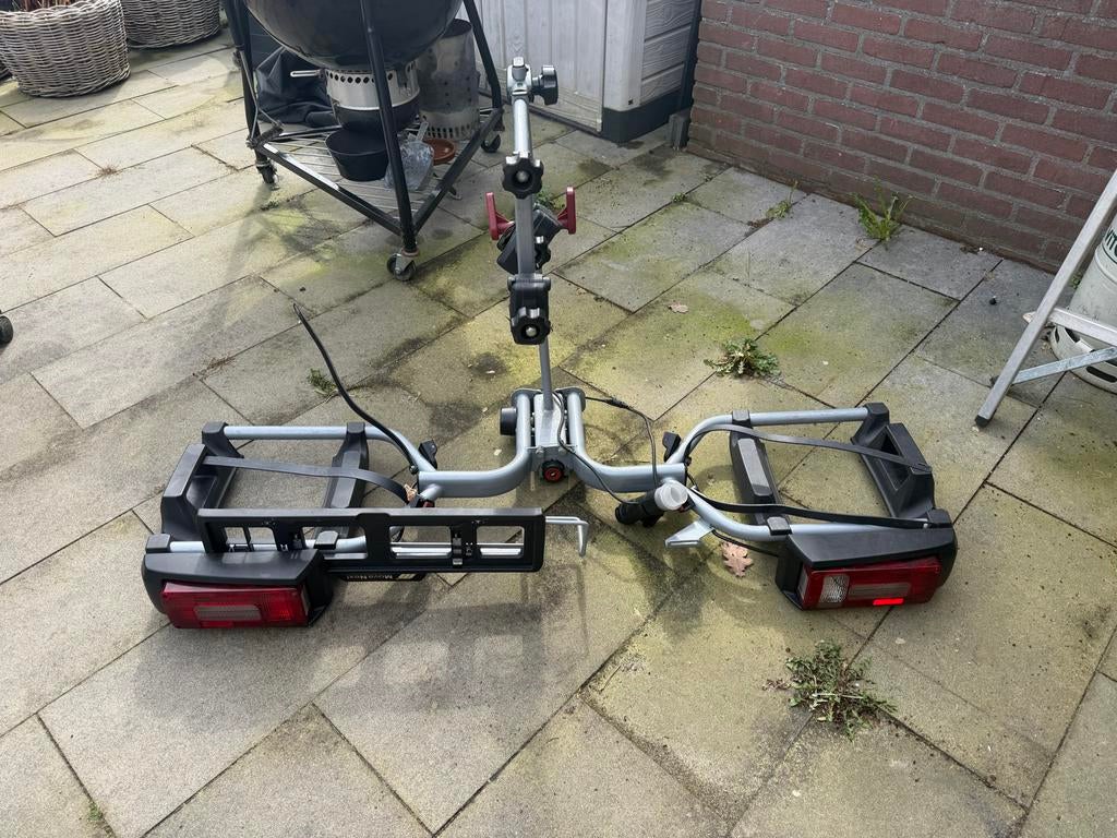 Movenext opvouwbare fietsendrager voor 2 fietsen, Ophalen, Gebruikt, 2 fietsen, Trekhaakdrager