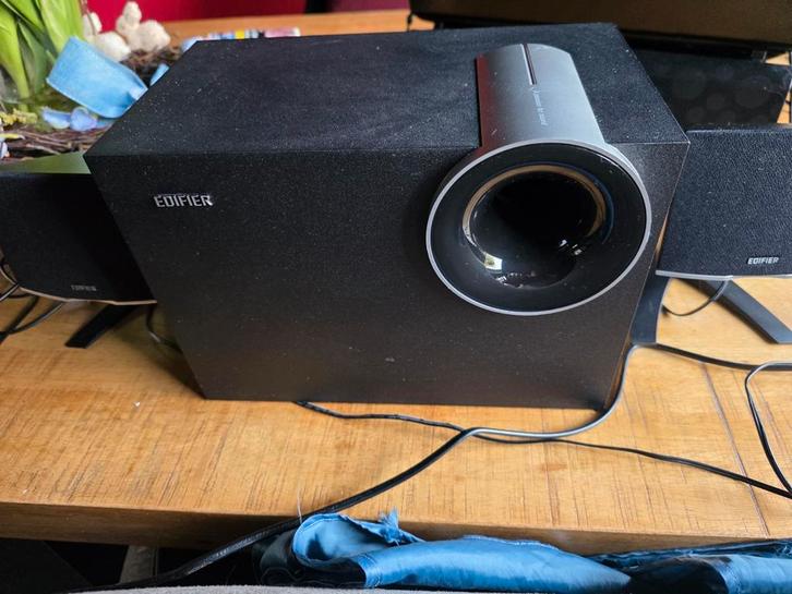 Edifier M1380 2.1 Computer Luidsprekerset, Computers en Software, Pc speakers, Gebruikt, Audiokanaal 2.1, Ophalen of Verzenden