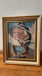 Antiek borduurwerk zeeman, Ophalen of Verzenden