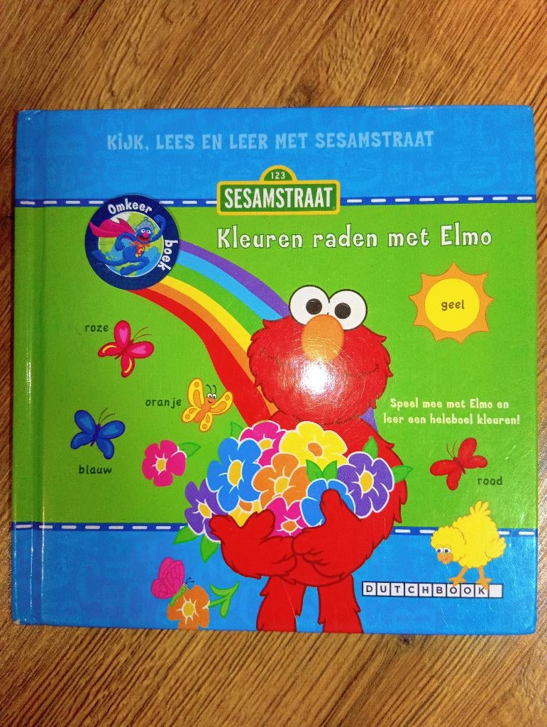 Sesamstraat (omkeer)boekjes 5X Elmo Grover Ernie, Boeken, Gelezen, Fictie algemeen, Jongen of Meisje, Ophalen of Verzenden