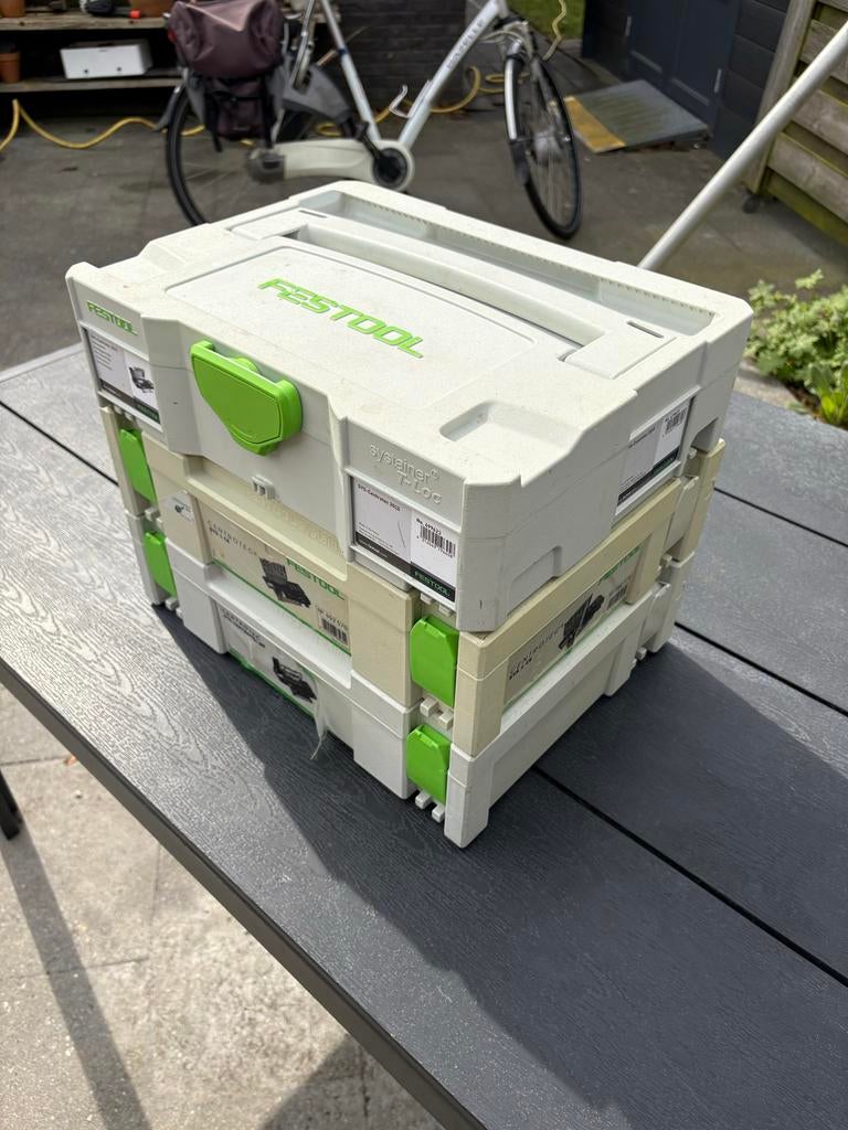 Festool Systainer T-LOC met CENTROTEC accessoires, Ophalen of Verzenden, Gebruikt