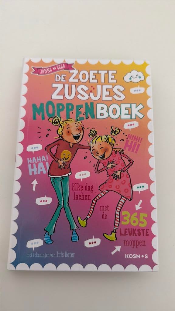 Hanneke de Zoete - De Zoete Zusjes moppenboek, Boeken, Ophalen, Fictie algemeen, Zo goed als nieuw, Hanneke de Zoete