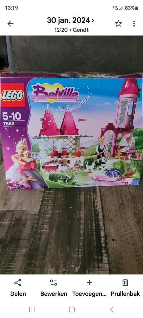 Lego Belville Fairytales 7582, Kinderen en Baby's, Speelgoed | Duplo en Lego, Ophalen of Verzenden