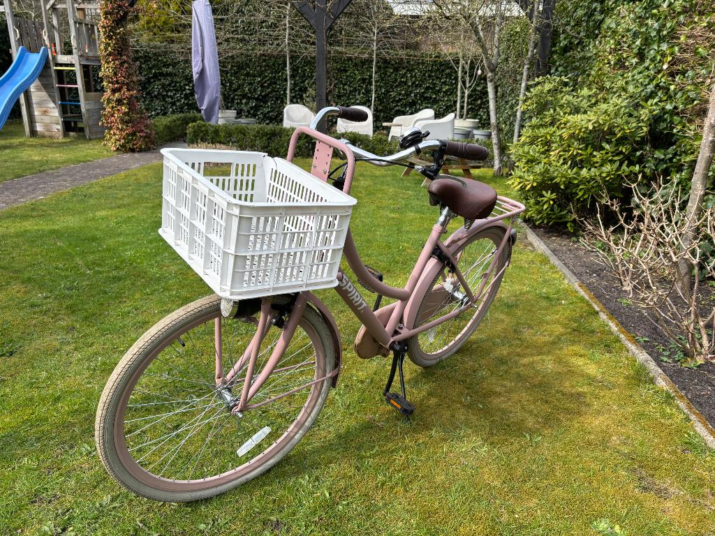 Meisjesfiets 26 inch (merk: Spirit), Fietsen en Brommers, Fietsen | Meisjes, Gebruikt, Spirit Cargo, Handrem, Ophalen