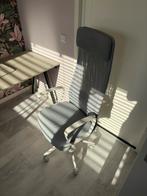 IKEA Markus bureaustoel + bureau – Direct ophalen, Huis en Inrichting, Ophalen, Zo goed als nieuw, Grijs, Bureaustoel