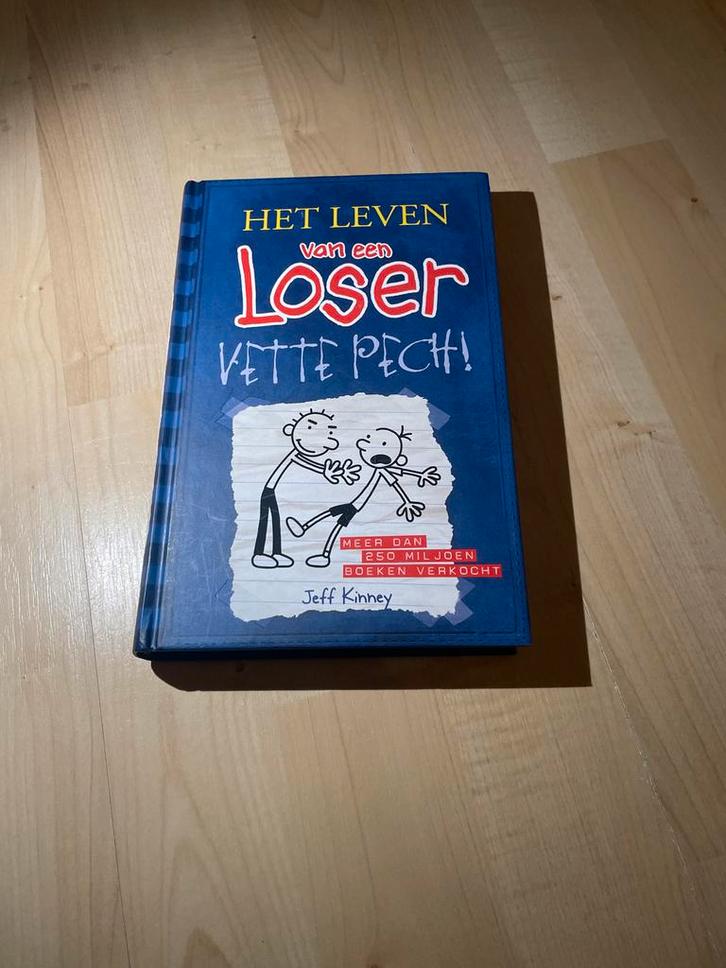 Het Leven van een Loser: Vette Pech! - Jeff Kinney, Boeken, Kinderboeken | Jeugd | onder 10 jaar, Gelezen, Fictie algemeen, Verzenden