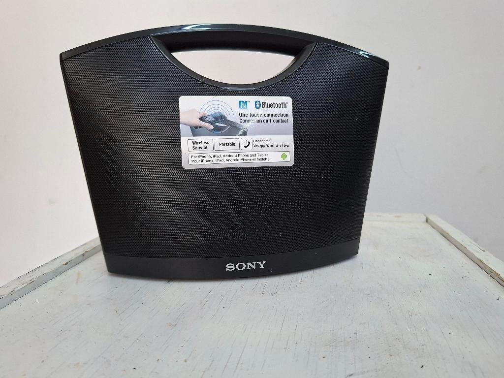 sony vintage bleutooth speaker, Audio, Tv en Foto, Luidsprekers, Refurbished, Ophalen of Verzenden, Sony, 120 watt of meer