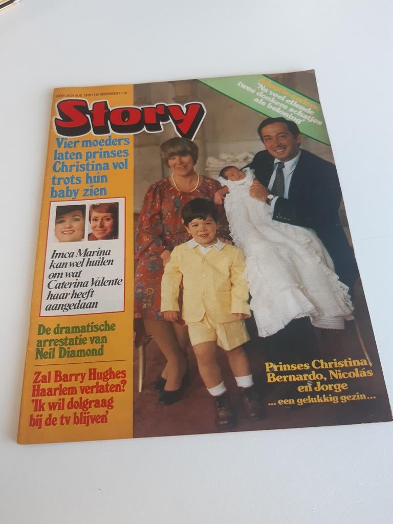 Story 1979. Nr 34 - Prinses Christina. Imca Marina. Neil Dia, Ophalen of Verzenden, 1980 tot heden, Tijdschrift