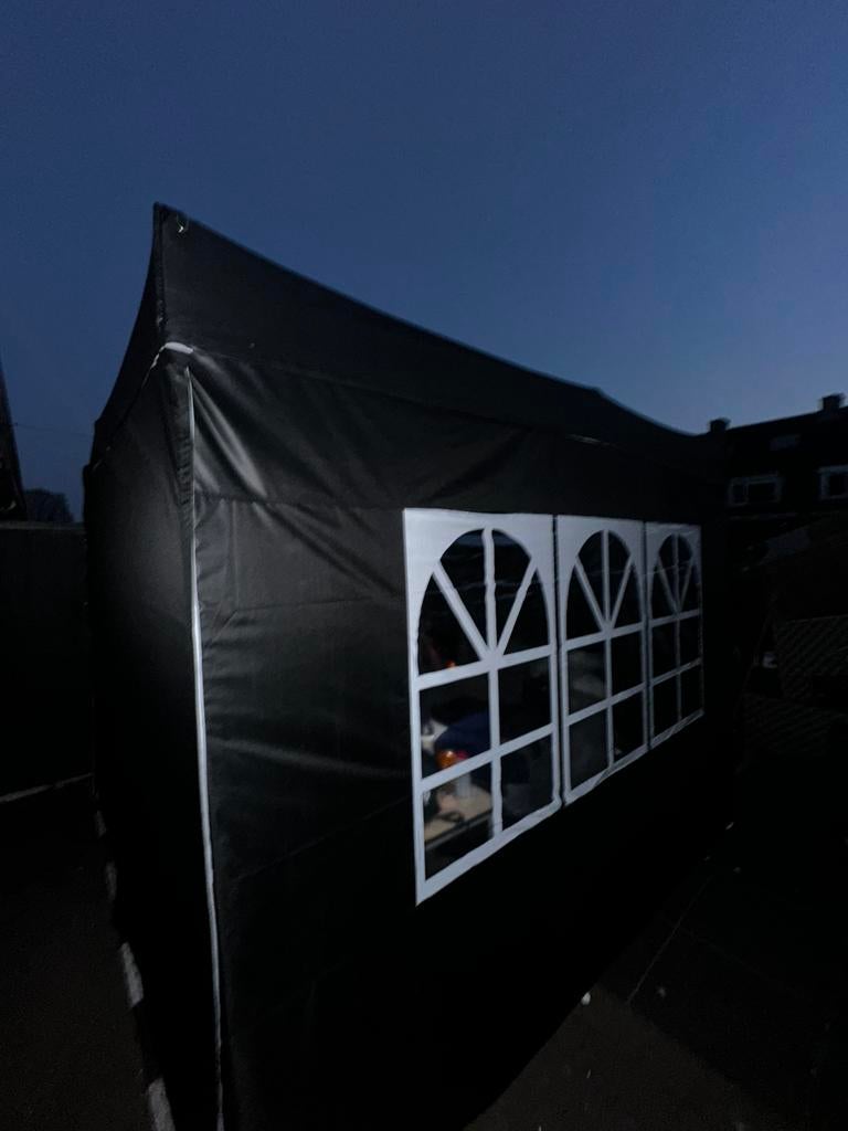 Waterdichte Partytent 3x3 nieuw in doos, Tuin en Terras, Partytenten, Opvouwbaar, Partytent, Minder dan 4 meter, Nieuw