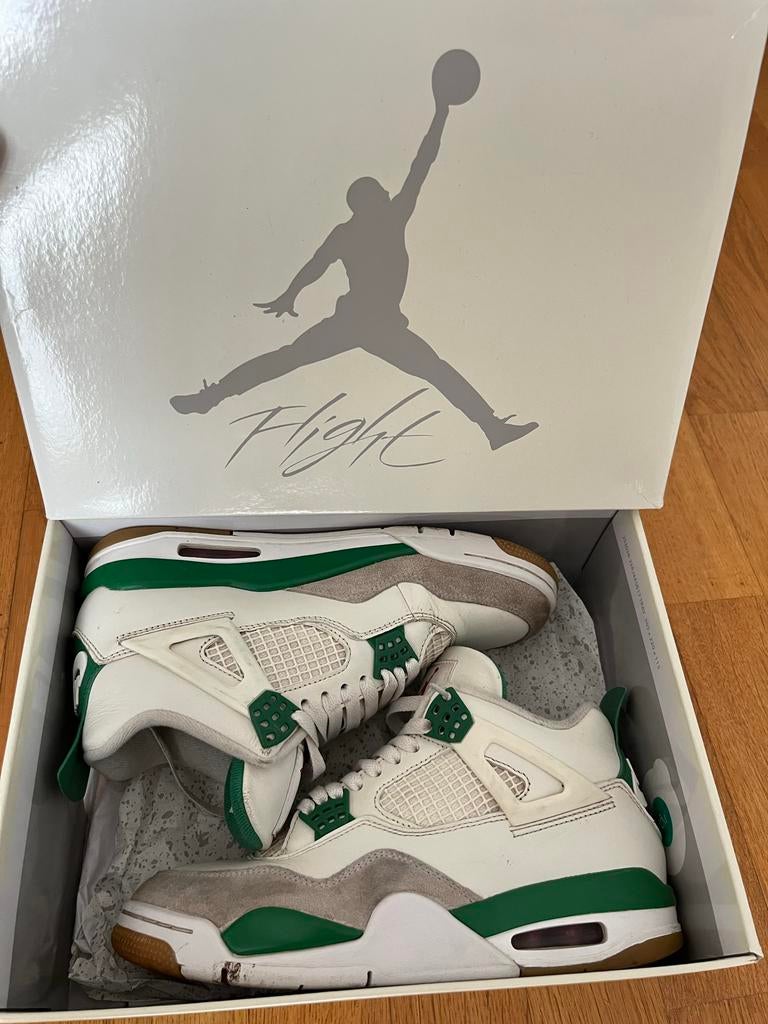Nike Air Jordan 4 Retro SB Pine Green mt 39, Ophalen of Verzenden, Gedragen, Groen, Sneakers of Gympen