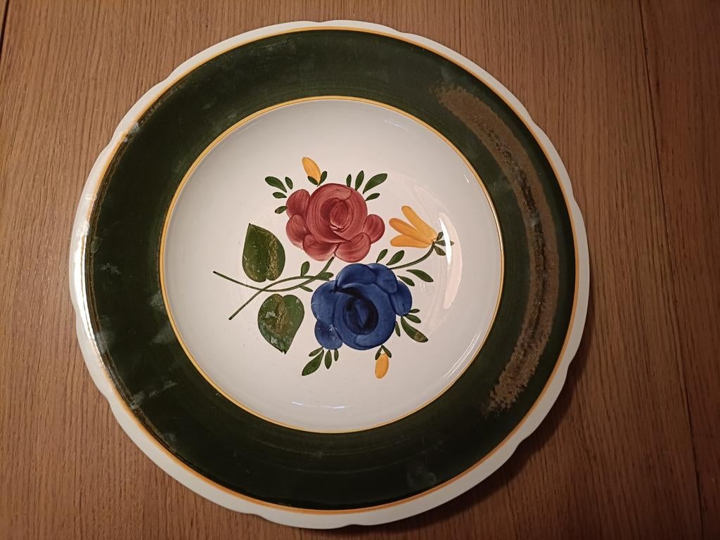 Villeroy & Boch Bauernblume ronde schaal - handgeschilderd, Ophalen