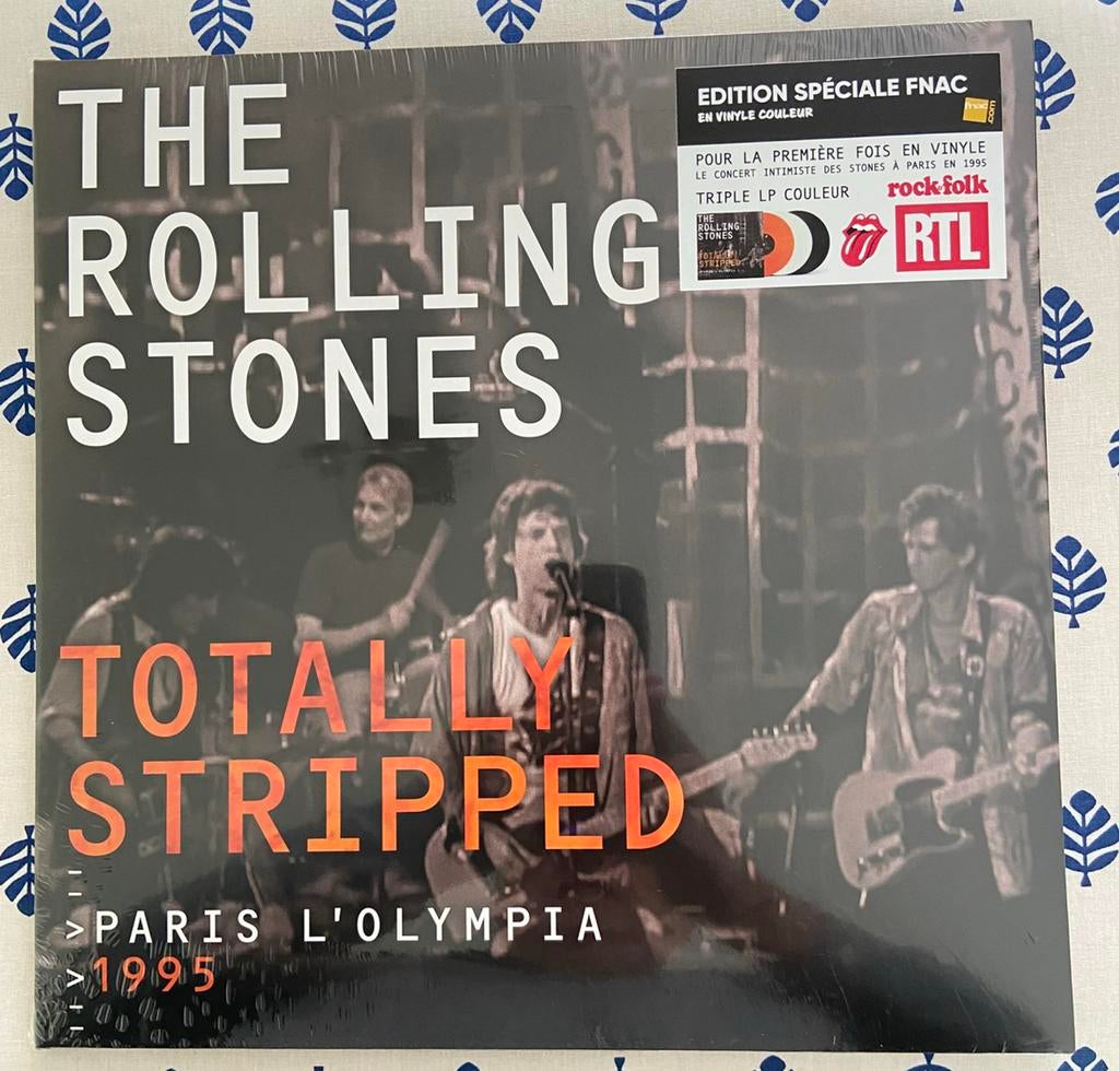 Rolling Stones Totally Stripped Paris (Live At L'Olympia), 1990 - 1999, Ophalen of Verzenden, 12 inch, Limited edition