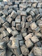 1.000m2 grijs antraciet natuursteen 16x16x12cm koperslakkei, Tuin en Terras, Bij dit gebruikte product niet meer te achterhalen.