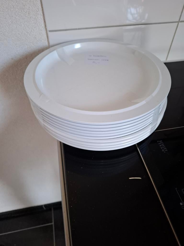 10 campingbordjes, Huis en Inrichting, Keuken | Servies, Ophalen of Verzenden, Porselein, Overige stijlen