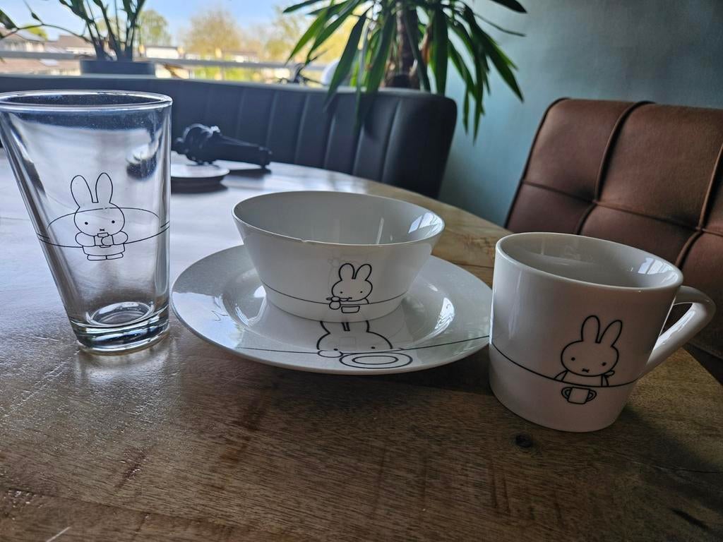 4 delig nijntje servies, Nieuw, Ophalen of Verzenden, Overige stijlen, Porselein