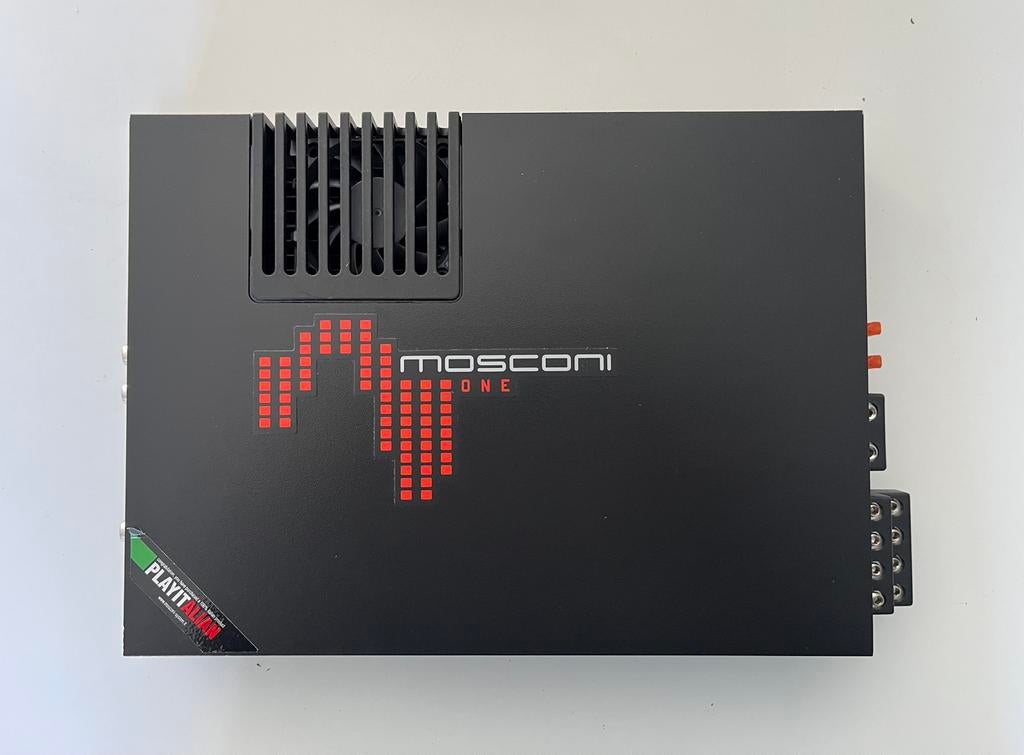 Mosconi Gladen 130.4 DSP incl Bas Remote, Ophalen of Verzenden, Gebruikt
