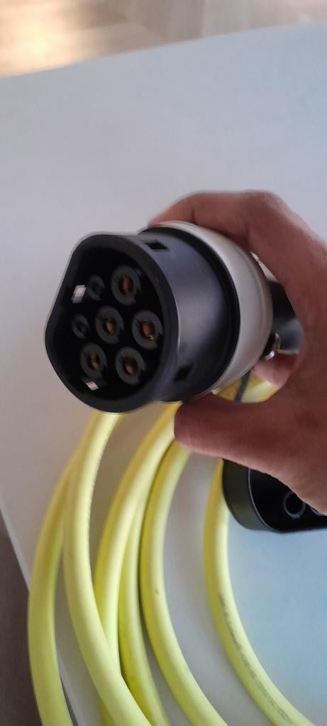 Twee laadkabels: type 2 fase 1 en type 2 fase 3, Ophalen of Verzenden, Gebruikt, Laadkabel