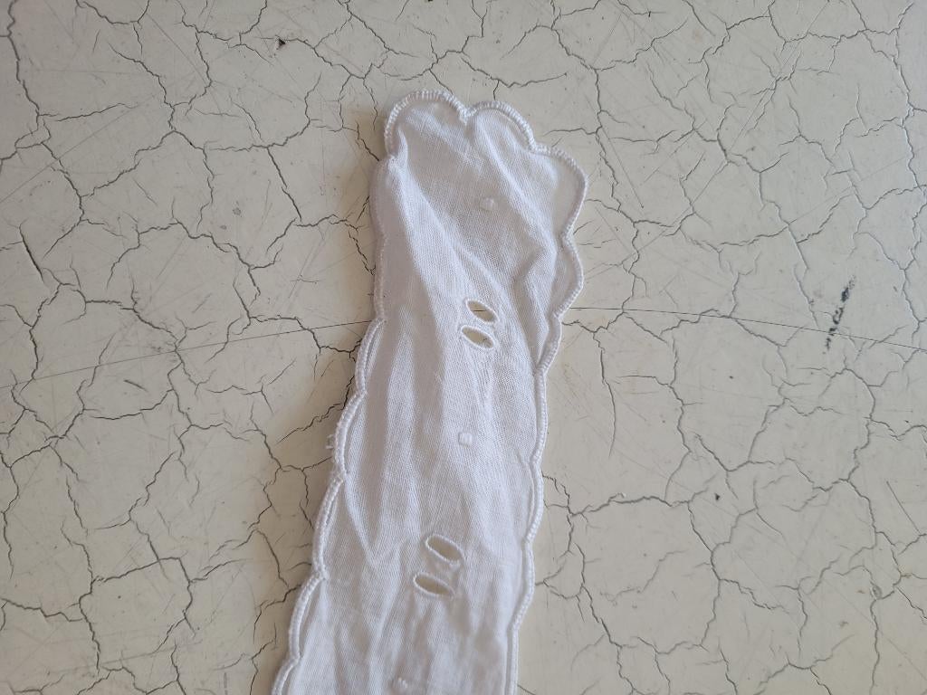 Antiek ragfijn kraagje, slabbertje, Ophalen of Verzenden, Kinderen, Vintage antiek oud