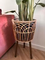 Rotan plantenbak Xenos - ø34x63 cm, Tuin en Terras, Bloembakken en Plantenbakken, Overige materialen, Gebruikt, Minder dan 60 cm