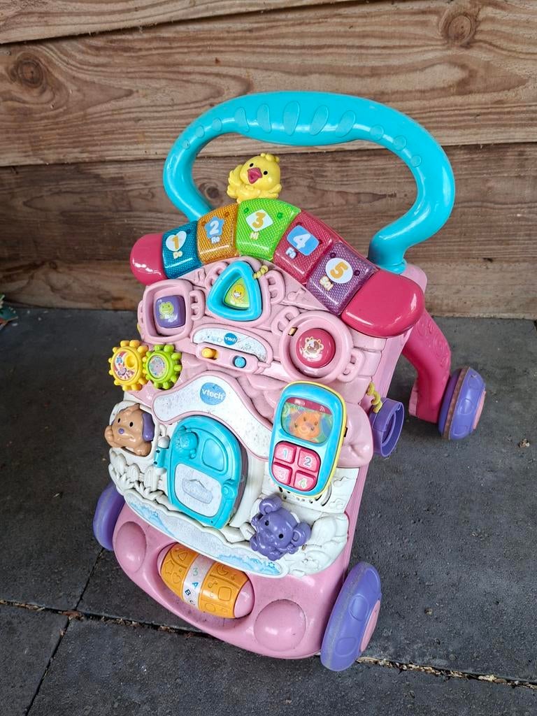 VTech Loopwagen Roze, Ophalen, Gebruikt, Overige typen, Met licht
