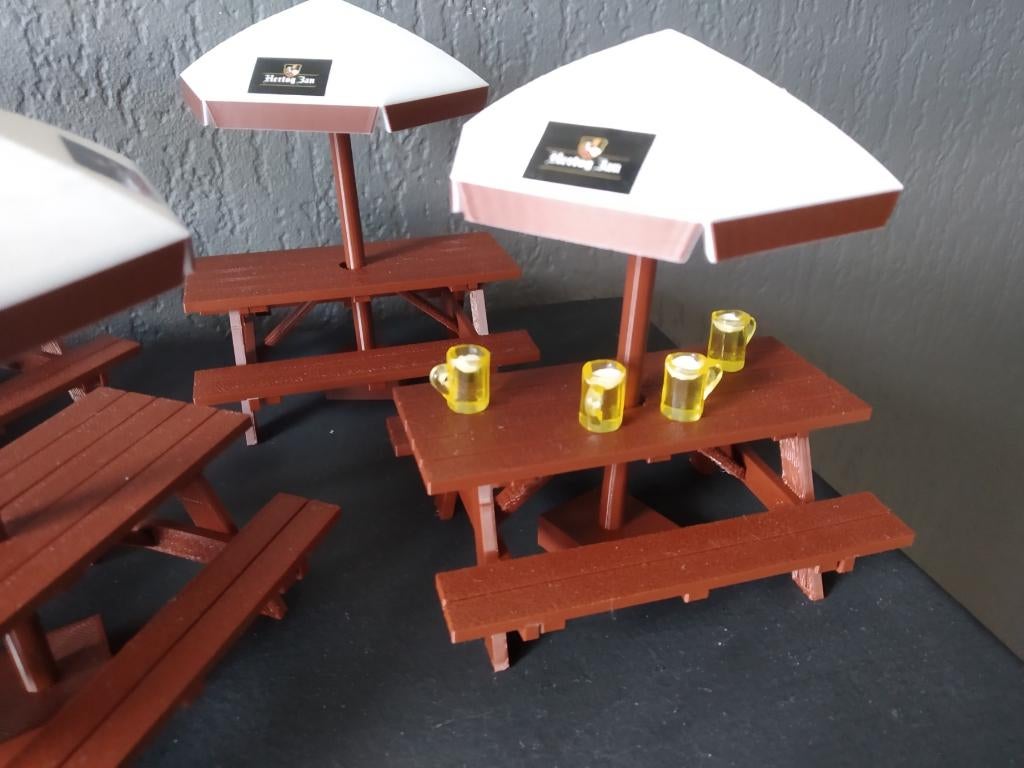 HERTOG-JAN GROLSCH AMSTEL HEINEKEN picknickset miniatuur, Verzamelen, Biermerken, Ophalen of Verzenden, Nieuw, Reclamebord, Plaat of Schild