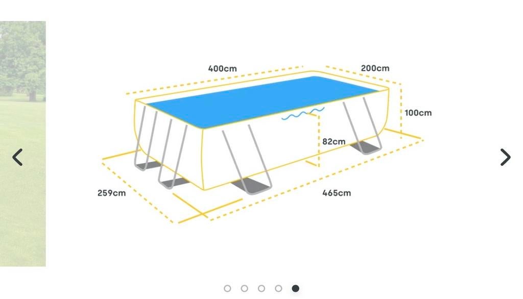 Intex zwembad 4x2x1m met filter en dekzeil, Tuin en Terras, Ophalen, Gebruikt, 200 tot 300 cm, 80 tot 120 cm