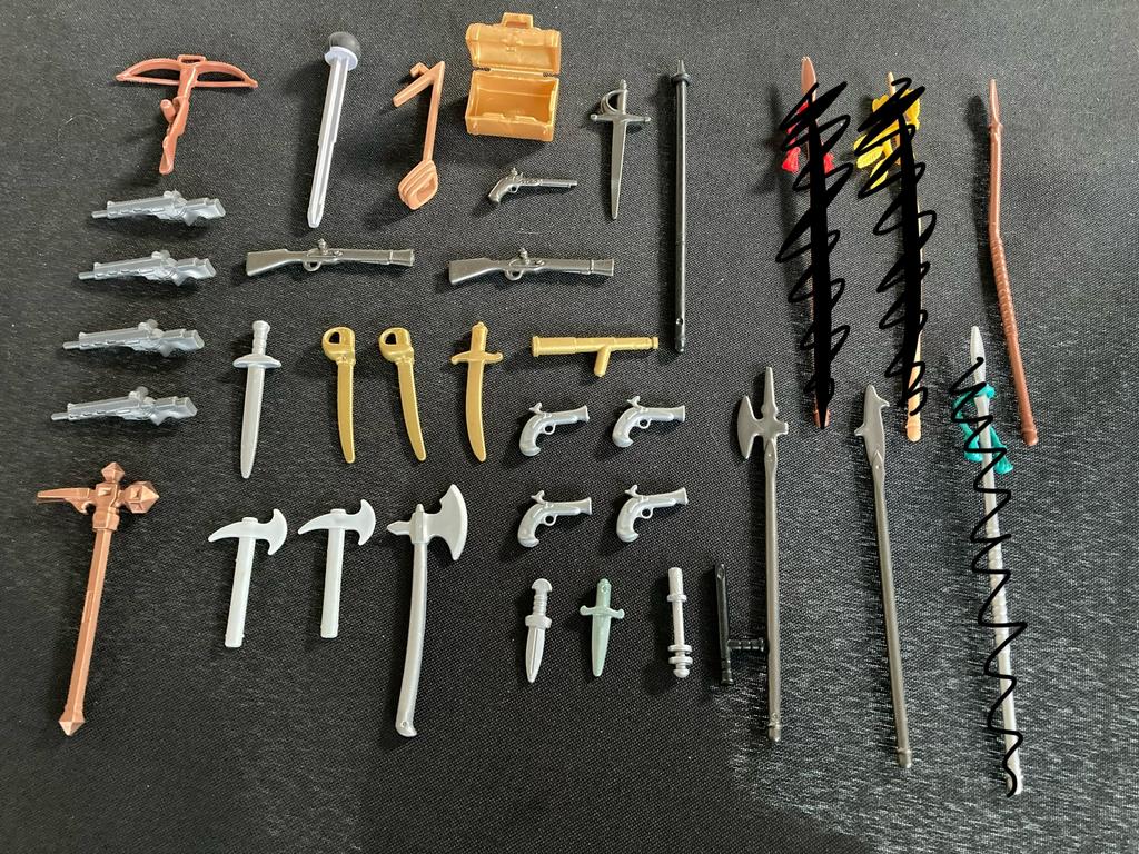 Playmobil wapens, Ophalen of Verzenden, Zo goed als nieuw