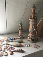 Beach strand decoratie vuurtoren vis schelpen, Ophalen of Verzenden, Zo goed als nieuw