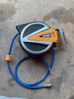 Ironside Automatische Slanghaspel 12m Luchtslang, Doe-het-zelf en Verbouw, Compressors, Ophalen, 6 tot 10 bar, Zo goed als nieuw