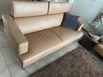 LEO lux banken - Comfortabele lederen 2- en 3-zitsbank, Ophalen, Gebruikt, 200 tot 250 cm, Vierpersoons of meer