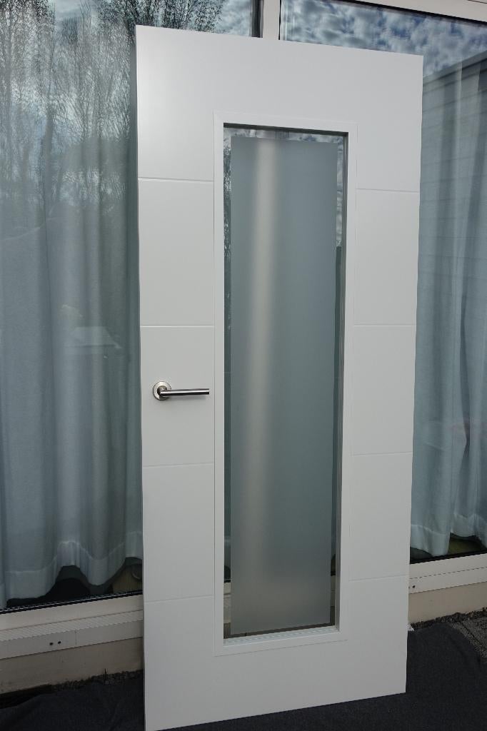 Svedex binnendeur met glas (Linea AL54) nieuw, Ophalen, Glas, 80 tot 100 cm, Binnendeur