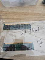 2x 16MB 72-pins SIMM RAM modules -  TMS4440, Computers en Software, RAM geheugen, Gebruikt, 32 GB, Overige soorten, Ophalen of Verzenden