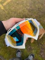 Motorcross bril - Wit met gekleurde spiegelglazen, Nieuw zonder kaartje, Ophalen, Overige merken, Heren