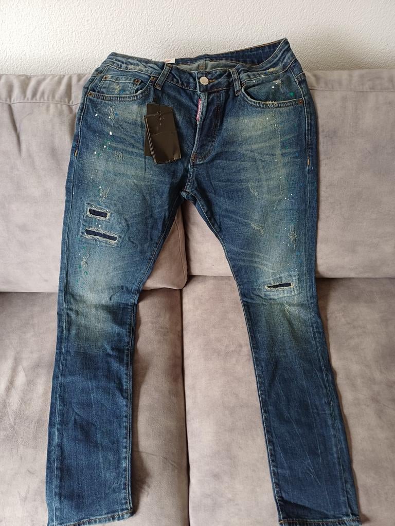 Dsquared2 Jeans 50 & 44, Kleding | Heren, Ophalen of Verzenden, Nieuw, Maat 48/50 (M), Blauw