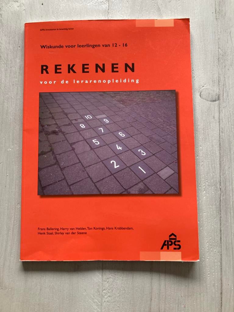 Rekenen voor de lerarenopleiding - Wiskunde 12-16 jaar, Boeken, Ophalen of Verzenden, Beta, Gelezen, HBO