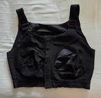 2x Zwarte LYMED compressie BH met voorsluiting, LYMED, Ophalen of Verzenden, Zwart, BH