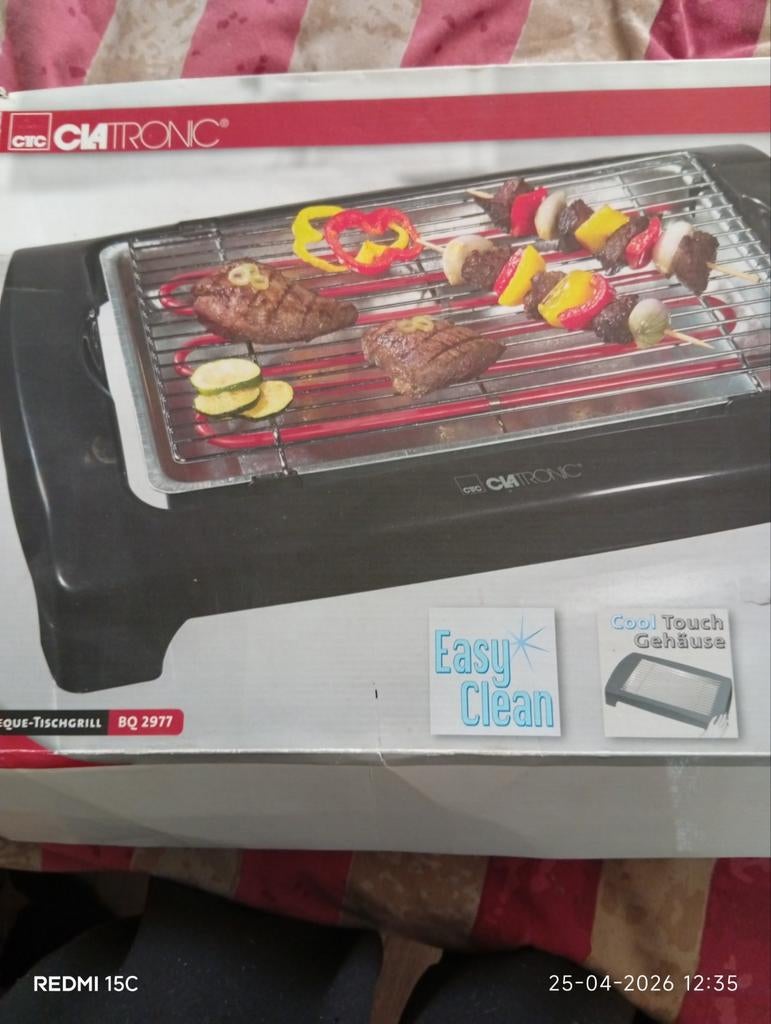 Clatronic Elektrische Barbecue 2000W - Nieuw in doos, Ophalen of Verzenden, Nieuw, Clatronic