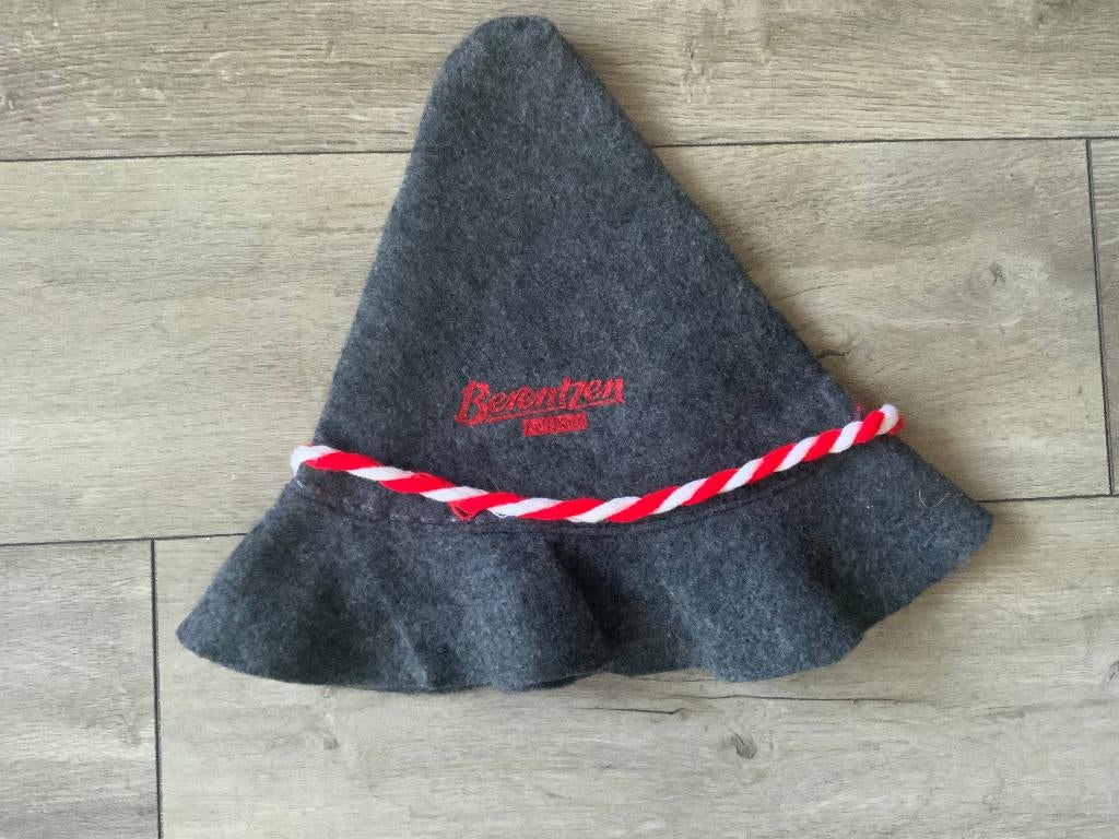 Berentzen Apfelkorn Head / Muts / Hoed - Grijs, Ophalen of Verzenden, Zo goed als nieuw, Reclamebord