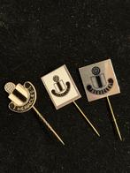 3 Heracles Almelo speldjes jaren 60 - Voetbalspeldjes pins, Ophalen of Verzenden, Gebruikt, Sport, Speldje of Pin