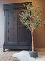 mat zwarte Biedermeier meidenkast bezorgen mogelijk, Ophalen of Verzenden