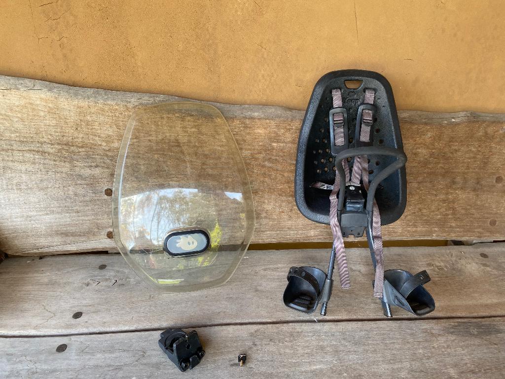 Fietszitje tule Yepp mini met windscherm, Ophalen, Gebruikt, Voorzitje, Yepp