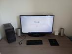 Complete desktop setup eventueel met bureau erbij, 8 GB, Ophalen of Verzenden, Zo goed als nieuw, SSD
