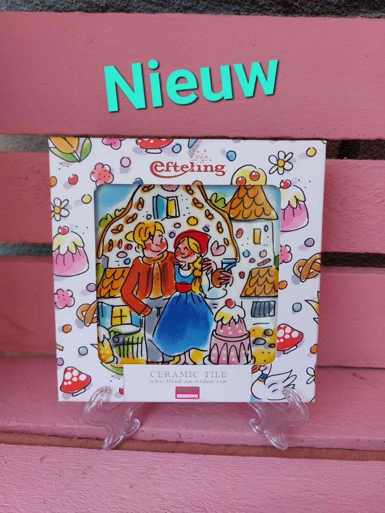 Blond Amsterdam Efteling tegeltje, Ophalen of Verzenden, Nieuw