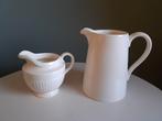 Wedgwood melkkannetjes Edme & Plain Ivory, Ophalen, Overige typen, Zo goed als nieuw, Wedgwood