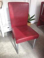 ROLF BENZ 6 EETKAMER STOELEN, Ophalen, Gebruikt, Leer, Vijf, Zes of meer stoelen