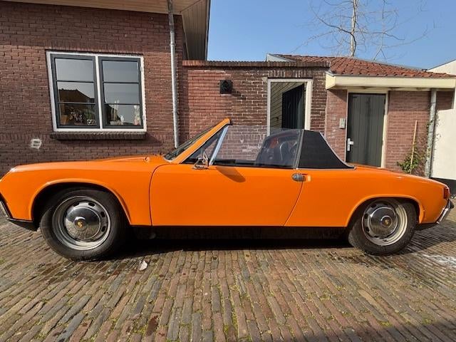 Porsche 914 1.7, Achterwielaandrijving, Zwart, Cabriolet, Overige bekleding